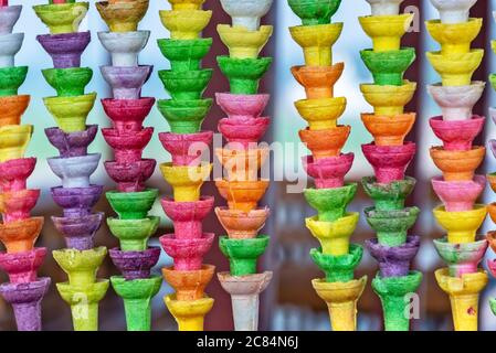 Coloré de cônes de glace en Birmanie Banque D'Images