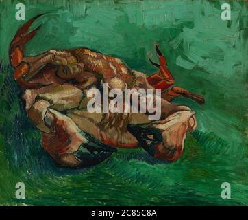 Crabe sur son dos par Vincent Van Gogh 1887 le musée Van Gogh à Amsterdam, Hollande Banque D'Images