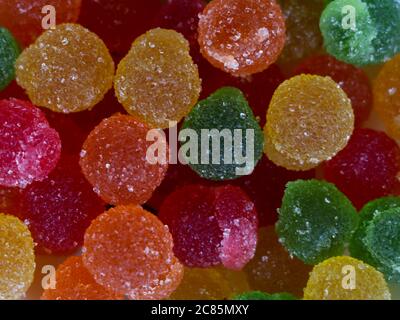 Sucrée de gelée de couleur mélangée comme fond, texture/fond Banque D'Images