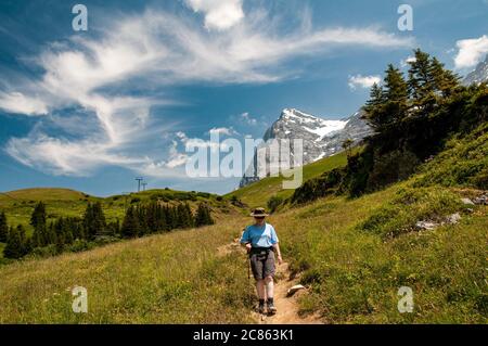 Paysage impressionnant dans l'Oberland bernois, Suisse Banque D'Images