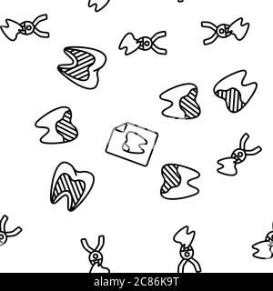 Motif sans couture pour motif de cure-dents Vector Illustration de Vecteur