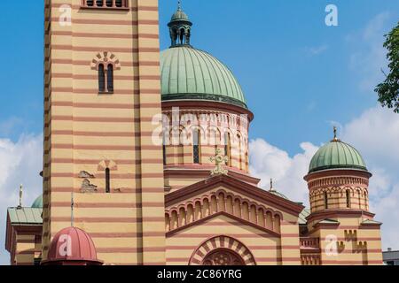 Église orthodoxe orientale Saint-Apôtres Pierre et Paul, Jagodina, Serbie, Europe, Serbie, Europe Banque D'Images