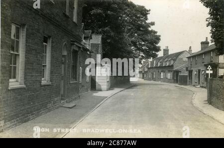 High Street, Bradwell on Sea, Southminster, Essex, Angleterre. Banque D'Images