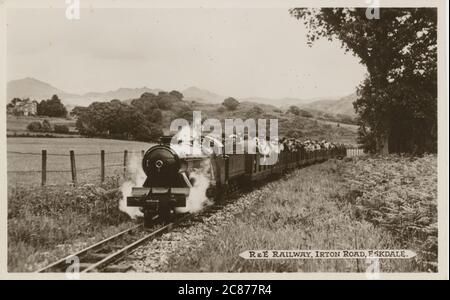 Ravenglass & Eskdale Railway, Irton Road, Eskdale, Sellafield, Cumbria, Angleterre. Banque D'Images