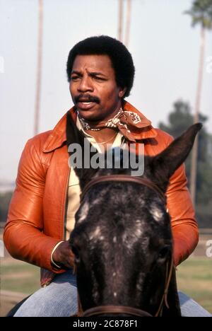 Carl Weathers à Santa Anita, CA Banque D'Images