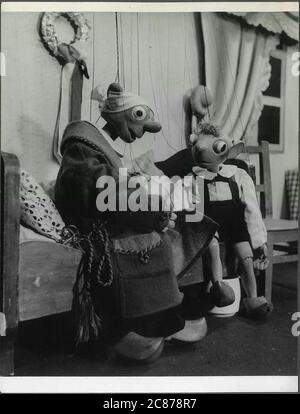 La marionnette troupe du professeur Josef Skupa Banque D'Images
