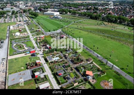 Kamp Lintfort, Allemagne. 21 juillet 2020. Le spectacle horticole d'État Kamp-Lintfort 2020 est le 18e de l'État de Rhénanie-du-Nord-Westphalie. La ville de Kamp-Lintfort organise le salon du jardin sur l'ancien site de la collierie de la fosse Friedrich Heinrich. Crédit : Fabian Strauch/dpa/Alay Live News Banque D'Images