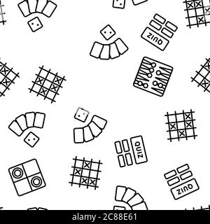 Motif fluide vectoriel de l'équipement de jeu de violon Illustration de Vecteur