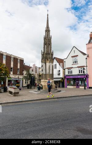 Market Cross à Market place, Glastonbury, Somerset, Angleterre, Royaume-Uni. Banque D'Images