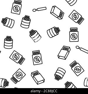 Correspondance avec le motif transparent vectoriel de feu en feu Illustration de Vecteur