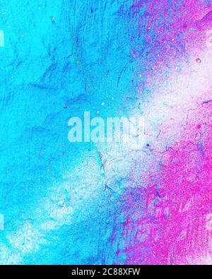 Fragment de graffitis colorés peints sur un mur. Abstrait toile lumineuse pour la conception. Banque D'Images