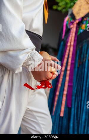 Danse folklorique d'Ibiza, Sant Miquel de Balansat, Ibiza, Baléares, Espagne Banque D'Images