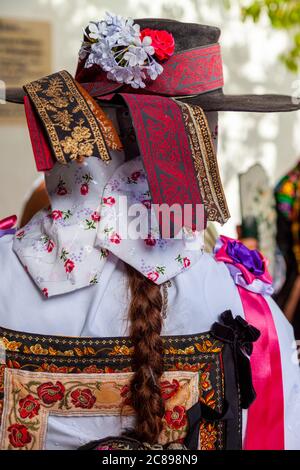 Danse folklorique d'Ibiza, Sant Miquel de Balansat, Ibiza, Baléares, Espagne Banque D'Images