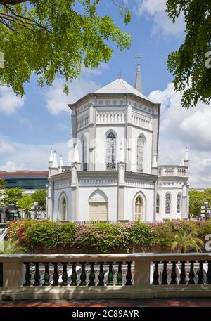 CHIJMES Hall, Victoria Street, Singapour Banque D'Images