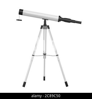 Isolé de télescope Banque D'Images