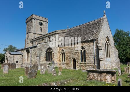 Angleterre, Oxfordshire, église de Lower Heyford Banque D'Images