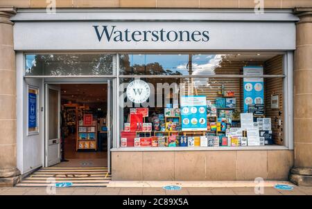 Waterstones Bookshop à Princes Street, Édimbourg, Écosse, Royaume-Uni. Banque D'Images