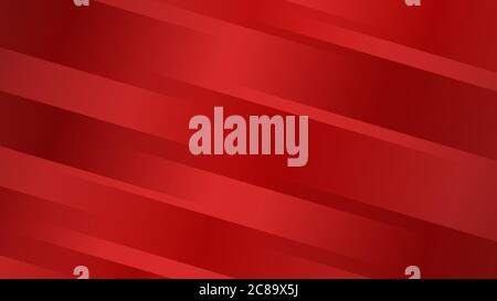 Arrière-plan abstrait avec lignes diagonales en rouge Illustration de Vecteur