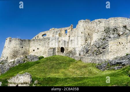Les ruines du château de Spis dans l'est de la Slovaquie Banque D'Images
