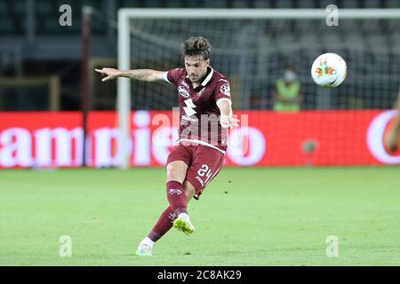 24 Simone Verdi (Torino FC) pendant Torino vs Hellas Verona, série italienne DE football, Turin, Italie, 22 juillet 2020 Banque D'Images