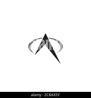 Un logo abstrait simple / un motif d'icône Illustration de Vecteur