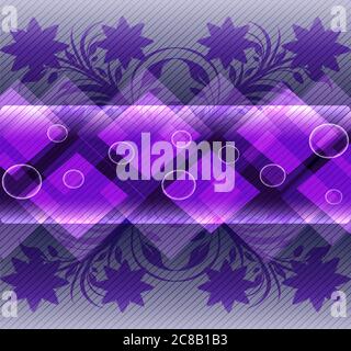 illustration vectorielle d'un arrière-plan violet abstrait. eps10 Illustration de Vecteur