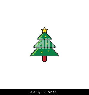 Logo de Noël / motif icône Illustration de Vecteur