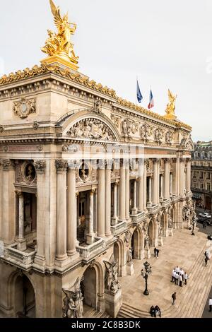 Palais Garnier ou Opéra Garnier l'Opéra, Paris, France Banque D'Images