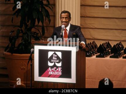 Sammy Davis Jr. À la 8e cérémonie annuelle de remise des prix du câble Ace. Banque D'Images