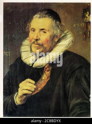 Frans Hals. 1585-1666. Portrait de Pieter Cornelisz van der Morsch. L'homme au hareng. 1616. 88 x 70 cm. Détail Banque D'Images