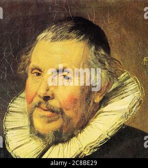 Frans Hals. 1585-1666. Portrait de Pieter Cornelisz van der Morsch. L'homme au hareng. 1616. 88 x 70 cm. Détail Banque D'Images