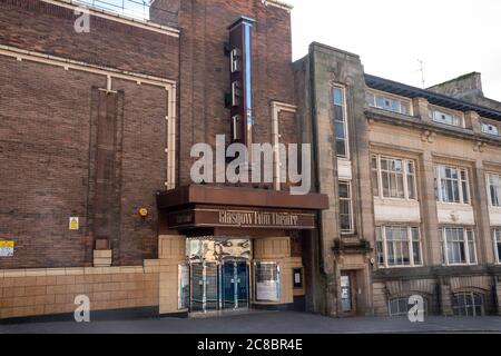 The Independent Glasgow film Theatre connu sous le nom de GFT sur Rose Street, Glasgow, Écosse. Banque D'Images