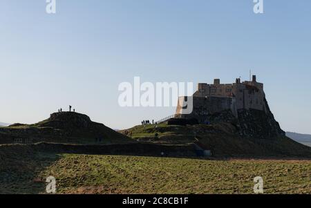 Ile Sainte, Berwick-sur-Tweed. Banque D'Images