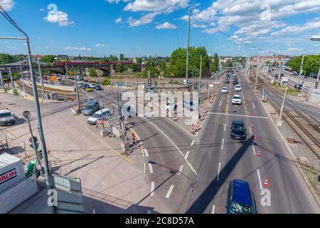 Stuutgart 21, travaux de construction de la nouvelle station principale souterraine, capitale Stuttgart, Bade-Wurtemberg, Allemagne, Europe Banque D'Images