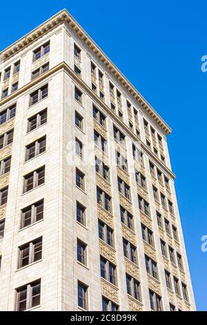 Jacksonville Florida,centre-ville,Laura Street,Greenleaf et Crosby bâtiment,1927,extérieur avant,entrée,architecture,architectural,décoration,te Banque D'Images