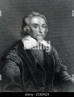 WILLIAM HARVEY (1578-1657) Physicien anglais Banque D'Images