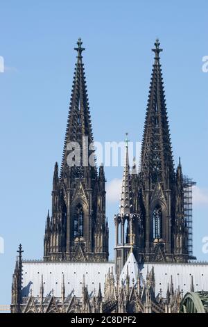 Allemagne, Rhénanie-du-Nord-Westphalie, Rhénanie, Cologne, cathédrale de Cologne Banque D'Images