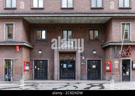 Tavastia Klubi, l'un des plus anciens clubs de musique rock européens qui reste en utilisation continue, à Helsinki, en Finlande Banque D'Images