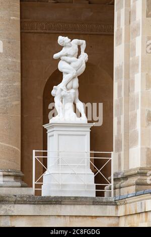 Statues à l'extérieur de Stowe House Banque D'Images