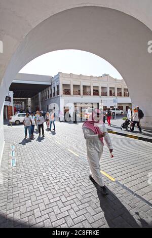 Personnes Portraits des rues de Manama, Bahreïn Banque D'Images