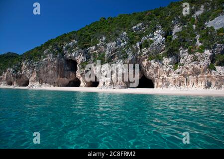 Géographie / Voyage, Italie, Sardaigne, voyage en bateau pour la Cala Luna, Golfo di Orosei, Sardaigne de l'est, ADRD, droits-supplémentaires-autorisations-Info-non-disponible Banque D'Images