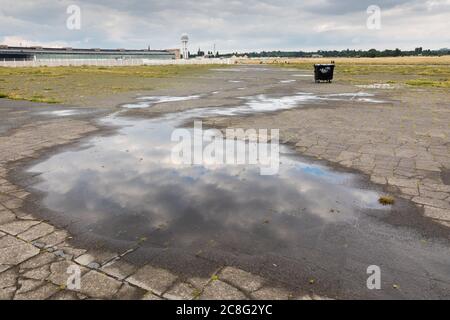 Aéroport de Berlin Tempelhof, aérodrome désutilisé Banque D'Images