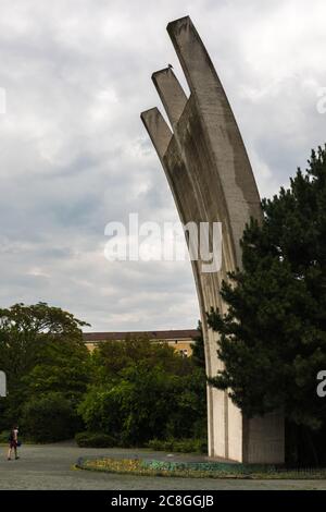 Berlin, monument du pont aérien Banque D'Images