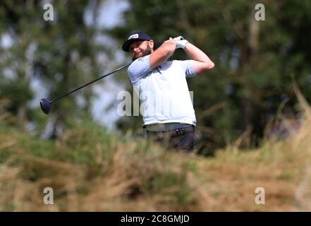 Andy Sullivan, d'Angleterre, le 6 e jour du troisième Betfred British Masters au Close House Golf Club, Newcastle. Banque D'Images