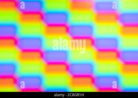Abstrait flou rectangulaire arrière-plan de coloré, photo abstrait rectangulaire à motifs Banque D'Images