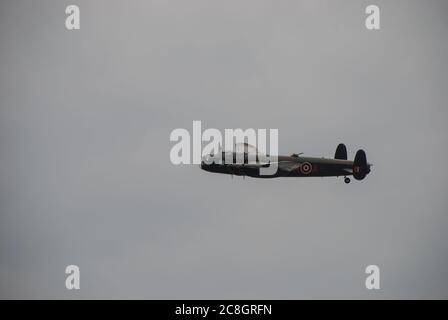 Avro Lancaster PA474 est un bombardier lourd de la Seconde Guerre mondiale exploité par la Royal Air Force Banque D'Images