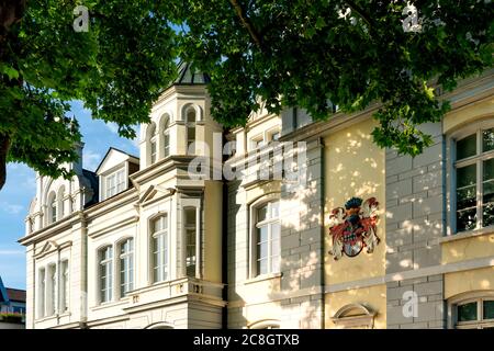 L'hôtel de ville dans le centre-ville de Koenigswinter, Allemagne Banque D'Images