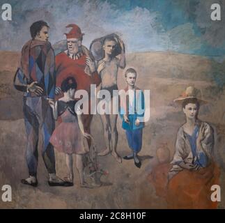 Famille de saltimbanques, Pablo Picasso, 1905, National Gallery of Art, Washington DC, USA, Amérique du Nord Banque D'Images