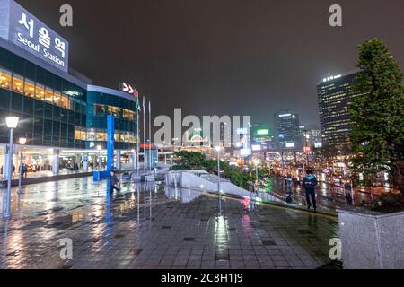 Seoul Station, Dongja-dong, Yongsan-gu, Séoul, Corée du Sud Banque D'Images