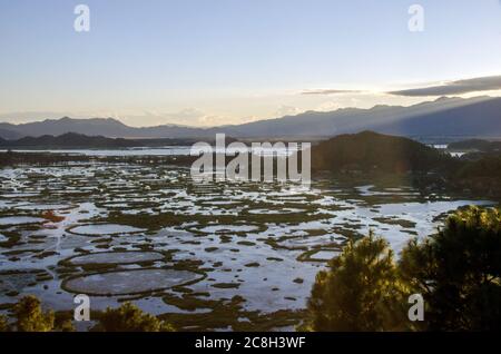 lac de loktak manipur inde Banque D'Images